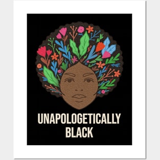 unapologetically black Posters and Art